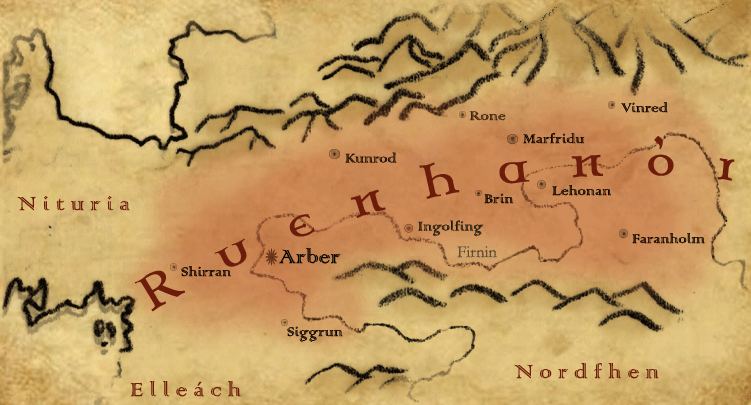 Ruenhanor Landkarte